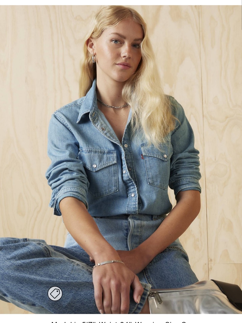 Levi’s Iconic Western Denim Shirt. M. - Picture 6 of 11